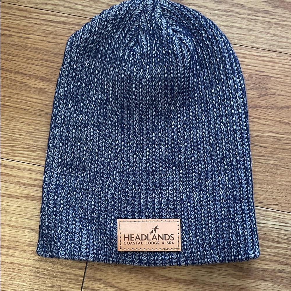Headlands Lodge Blue Knit Beanie